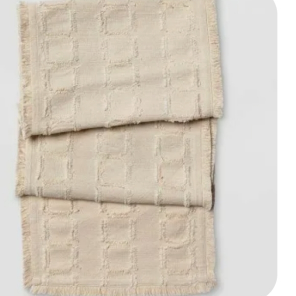 Project 62 Extended Table Runner Cream Color 14" x 72" NEW - Picture 6 of 12